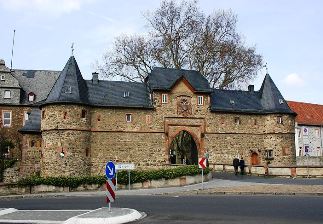 die Burg in Friedberg