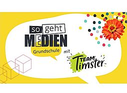 Logo so geht MEDIEN"  Grundschule mit Team Timster