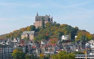 Marburger Oberstadt mit Schloss