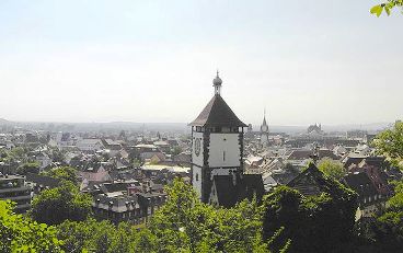 Blick auf Freiburg im Breisgau