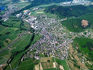 Biedenkopf-Wallau aus der Luft